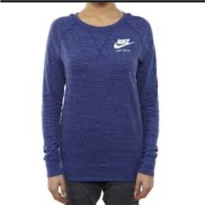 Nike Crew Neck Pullover Size Small Long Sleeve in Deep Blue GUC